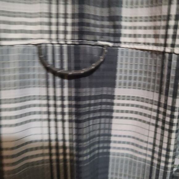 COLUMBIA PERFORMANCE FISHING GEAR PFG LS VENTED BUTTON DOWN SHIRT MENS L - Picture 8 of 10